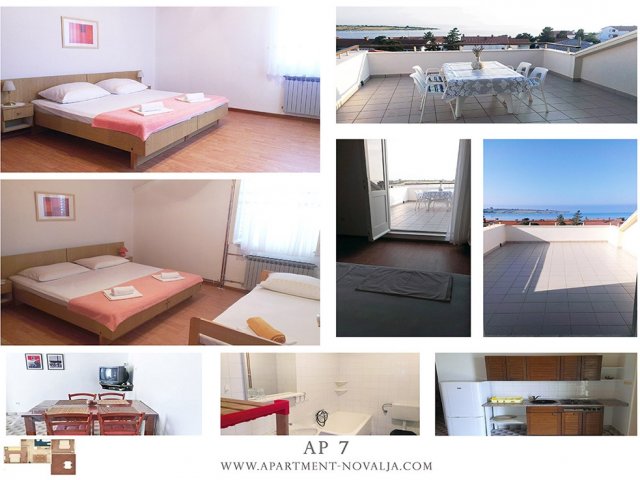 Apartments Tomislav - Novalja AP7 (4+1)