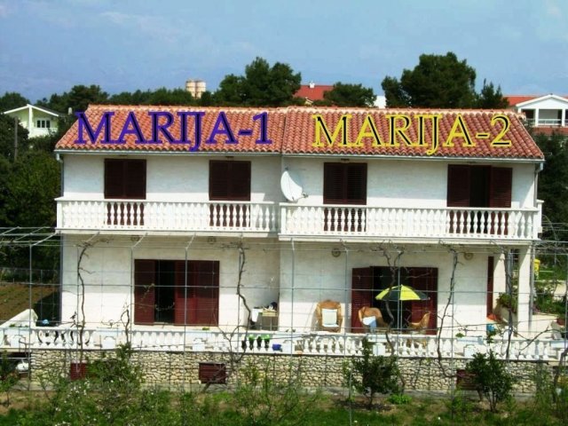 MARIJA-1,2  House for 2 X 8-9 persons (total 16-18 persons). Vrsi-Nin 