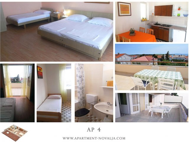 Appartamenti Tomislav - Novalja AP4 (3+1)